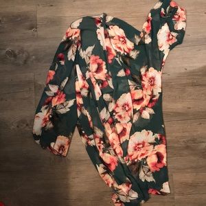 Floral kimono